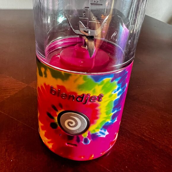 BlendJet Lisa Frank Rainbow Tie Dye Portable Handheld Blender Chargeable limited - Picture 4 of 11